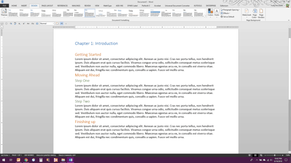 how to make a clickable table of contents in microsoft word