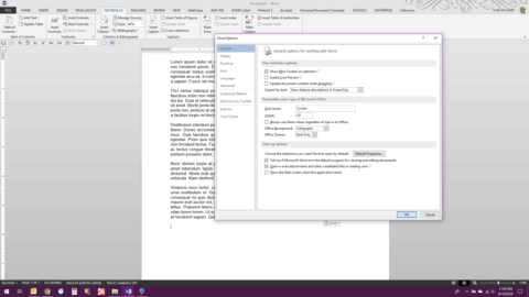 microsoft word table of contents jump to hyperlink bookmark